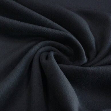 Aukštos kokybės audinys paltui juoda spalva 4