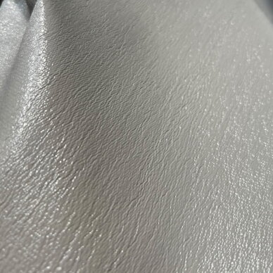 Aukštos kokybės eco odos audinys šviesi kreminė spalva 1