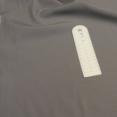 Kolekcinė aukštos kokybės kostiuminio pagrindo vilna šviesiai pilka spalva 3