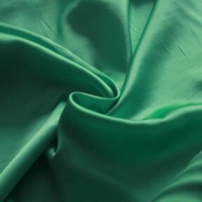 Smaragdo spalvos elastingas atlasinis šilkas